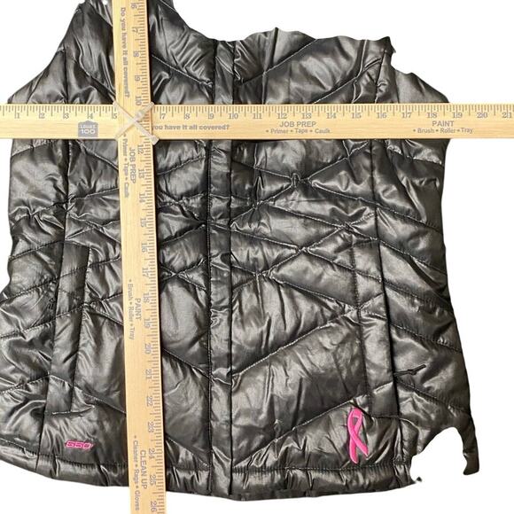 The North Face Women's Vest Black Size M Breast Cancer Awareness Puffer Cozy - Picture 7 of 13